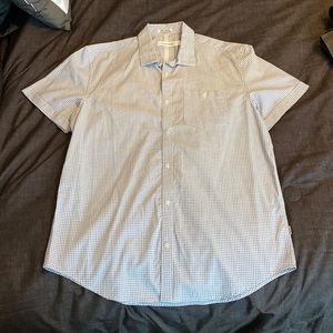 Calvin Klein Men’s Short Sleeve Button Down Shirt